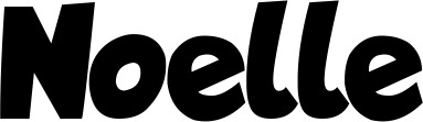Vorschau des Bootsnamens "Noelle" als Schriftzug für "Bootsbeschriftung Neu 48"
