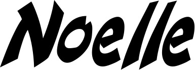 Vorschau des Bootsnamens "Noelle" als Schriftzug für "Bootsbeschriftung Klassisch 31"