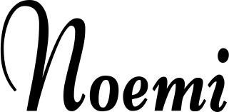 Vorschau des Bootsnamens "Noemi" als Schriftzug für "Style Klassisch 76"