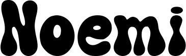 Vorschau des Bootsnamens "Noemi" als Schriftzug für "Bootsbeschriftung Neu 62"