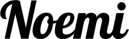 Vorschau des Bootsnamens "Noemi" als Schriftzug für "Bootsbeschriftung Neu 60"