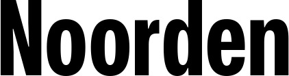 Vorschau des Bootsnamens "Noorden" als Schriftzug für "Bootsbeschriftung Fett 25"