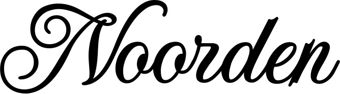 Vorschau des Bootsnamens "Noorden" als Schriftzug für "Bootsbeschriftung Klassisch 70"