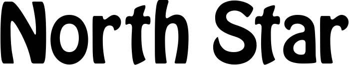 Vorschau des Bootsnamens "North Star" als Schriftzug für "Bootsbeschriftung Fett 01"