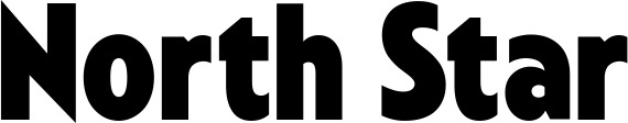 Vorschau des Bootsnamens "North Star" als Schriftzug für "Bootsbeschriftung Fett 24"