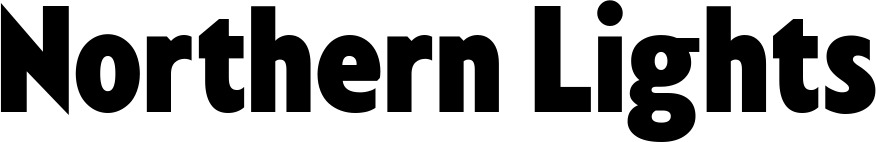 Vorschau des Bootsnamens "Northern Lights" als Schriftzug für "Bootsbeschriftung Fett 24"