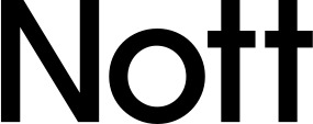 Vorschau des Bootsnamens "Nott" als Schriftzug für "Bootsbeschriftung Fett 19"