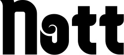 Vorschau des Bootsnamens "Nott" als Schriftzug für "Bootsbeschriftung Neu 32"