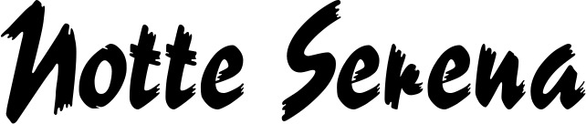 Vorschau des Bootsnamens "Notte Serena" als Schriftzug für "Bootsbeschriftung Neu 10"