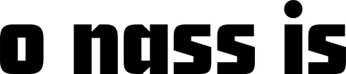 Vorschau des Bootsnamens "o nass is" als Schriftzug für "Bootsbeschriftung Neu 11"