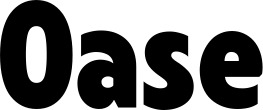 Vorschau des Bootsnamens "Oase" als Schriftzug für "Bootsbeschriftung Fett 24"