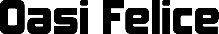 Vorschau des Bootsnamens "Oasi Felice" als Schriftzug für "Bootsbeschriftung Neu 25"