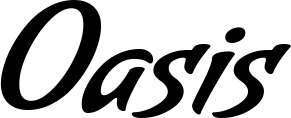 Vorschau des Bootsnamens "Oasis" als Schriftzug für "Style Klassisch 57"