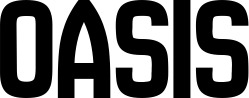 Vorschau des Bootsnamens "Oasis" als Schriftzug für "Bootsbeschriftung Neu 58"