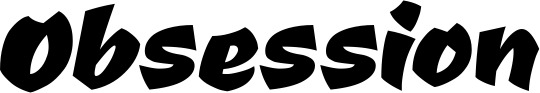 Vorschau des Bootsnamens "Obsession" als Schriftzug für "Bootsbeschriftung Neu 39"