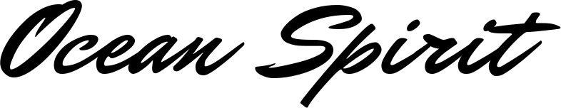 Vorschau des Bootsnamens "Ocean Spirit" als Schriftzug für "Bootsbeschriftung Klassisch 82"