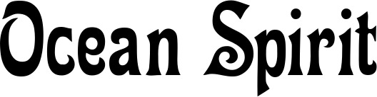 Vorschau des Bootsnamens "Ocean Spirit" als Schriftzug für "Bootsbeschriftung Neu 44"