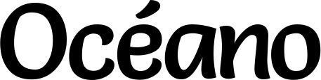 Vorschau des Bootsnamens "Océano" als Schriftzug für "Bootsbeschriftung Klassisch 94"