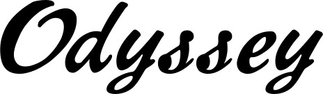 Bootsname 'Odyssey' angezeigt als 'Bootsbeschriftung Klassisch 12'