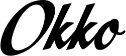 Vorschau des Bootsnamens "Okko" als Schriftzug für "Bootsbeschriftung Klassisch 29"