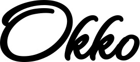 Vorschau des Bootsnamens "Okko" als Schriftzug für "Bootsbeschriftung Klassisch 111"