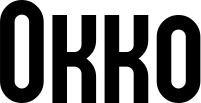 Vorschau des Bootsnamens "Okko" als Schriftzug für "Bootsbeschriftung Neu 43"