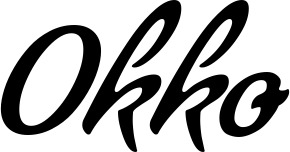 Vorschau des Bootsnamens "Okko" als Schriftzug für "Bootsbeschriftung Klassisch 57"