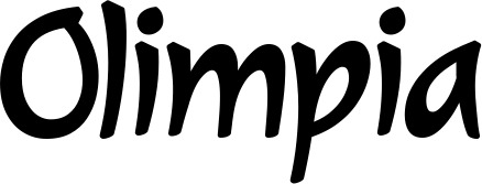 Vorschau des Bootsnamens "Olimpia" als Schriftzug für "Bootsbeschriftung Klassisch 72"