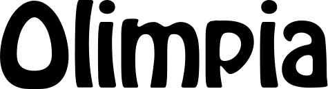 Vorschau des Bootsnamens "Olimpia" als Schriftzug für "Bootsbeschriftung Fett 01"