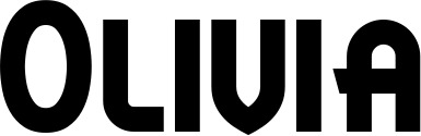 Vorschau des Bootsnamens "Olivia" als Schriftzug für "Bootsbeschriftung Neu 26"