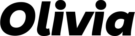 Vorschau des Bootsnamens "Olivia" als Schriftzug für "Style Kursiv 06"