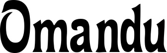 Vorschau des Bootsnamens "Omandu" als Schriftzug für "Bootsbeschriftung Neu 44"