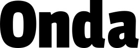 Vorschau des Bootsnamens "Onda" als Schriftzug für "Bootsbeschriftung Fett 30"