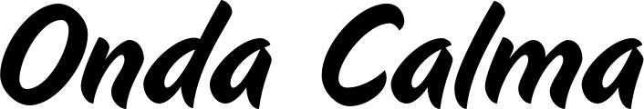 Vorschau des Bootsnamens "Onda Calma" als Schriftzug für "Bootsbeschriftung Klassisch 19"
