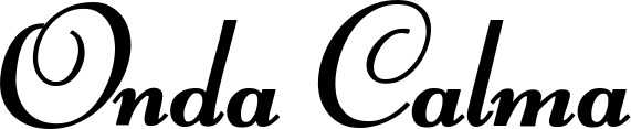 Vorschau des Bootsnamens "Onda Calma" als Schriftzug für "Bootsbeschriftung Klassisch 76-A"