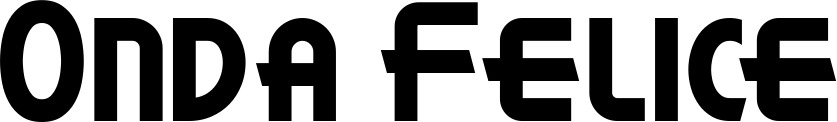 Vorschau des Bootsnamens "Onda Felice" als Schriftzug für "Bootsbeschriftung Neu 26"