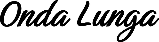 Vorschau des Bootsnamens "Onda Lunga" als Schriftzug für "Bootsbeschriftung Klassisch 48"