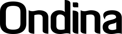 Vorschau des Bootsnamens "Ondina" als Schriftzug für "Bootsbeschriftung Normal 06"