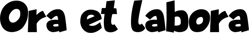 Vorschau des Bootsnamens "Ora et labora" als Schriftzug für "Bootsbeschriftung Neu 48"