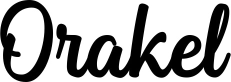 Vorschau des Bootsnamens "Orakel" als Schriftzug für "Bootsbeschriftung Klassisch 43"