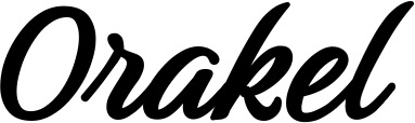 Vorschau des Bootsnamens "Orakel" als Schriftzug für "Bootsbeschriftung Klassisch 48"