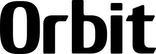 Vorschau des Bootsnamens "Orbit" als Schriftzug für "Bootsbeschriftung Fett 22"