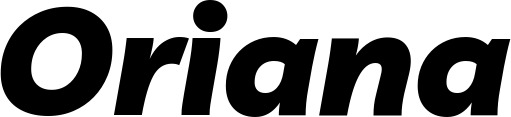 Vorschau des Bootsnamens "Oriana" als Schriftzug für "Bootsbeschriftung Kursiv 06"