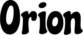 Vorschau des Bootsnamens "Orion" als Schriftzug für "Bootsbeschriftung Klassisch 53"