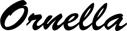 Vorschau des Bootsnamens "Ornella" als Schriftzug für "Bootsbeschriftung Klassisch 03"