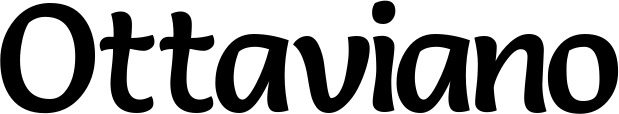 Vorschau des Bootsnamens "Ottaviano" als Schriftzug für "Bootsbeschriftung Klassisch 94"