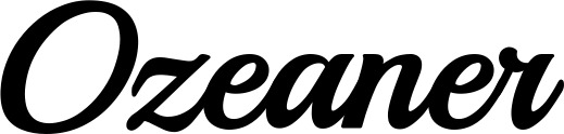 Vorschau des Bootsnamens "Ozeaner" als Schriftzug für "Bootsbeschriftung Klassisch 86"
