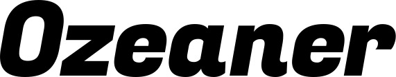 Vorschau des Bootsnamens "Ozeaner" als Schriftzug für "Bootsbeschriftung Kursiv 04"