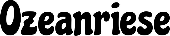 Vorschau des Bootsnamens "Ozeanriese" als Schriftzug für "Bootsbeschriftung Neu 41"