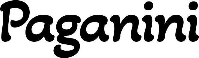 Vorschau des Bootsnamens "Paganini" als Schriftzug für "Bootsbeschriftung Klassisch 103"